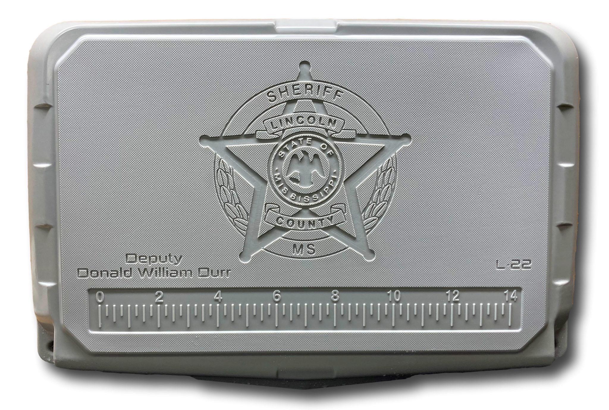 Cooler Lid Engraving Swamp Gear